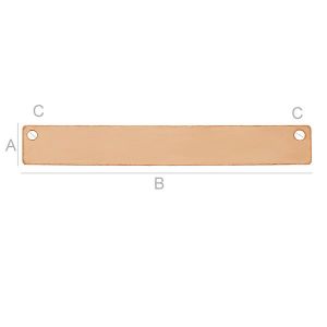 Rectangle, Jewelry Findings, LKM-2038 (0,50 mm) Rectangle, Jewelry Findings, LKM-2038 (0,50 mm)