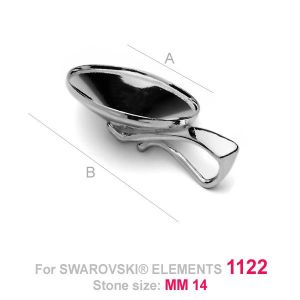 Pendant Bail, Jewelry Findings, Swarovski, OKSV 1122 14MM KRP SET 01 ver. 3 Pendant Bail, Jewelry Findings, Swarovski, OKSV 1122 14MM KRP SET 01 ver. 3