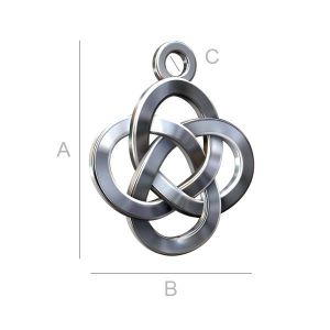 Keltische-Anh&auml;nger, Keltische Symbole, Silberschmuck, ODL-00029