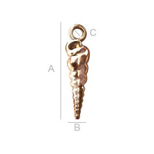 Seashell Pendant, Silver Jewelry, ODL-00032 Seashell Pendant, Silver Jewelry, ODL-00032