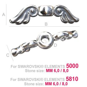 Angel Wing, Swarovski, ODL-00038 (5810 MM 6 & 5000 MM 6) Angel Wing, Swarovski, ODL-00038 (5810 MM 6 & 5000 MM 6)