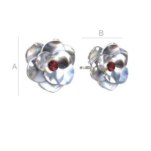 Rose Earstuds ODL-00041 Rose Earstuds ODL-00041