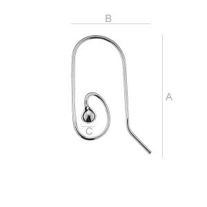 Ohrringe Basis, Ohrringteile, BO  53