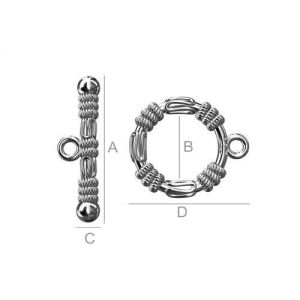 Toggles, Jewelry Findings, ZAM 17 Toggles, Jewelry Findings, ZAM 17