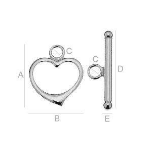 Knebelverschluss, Schmuckverschluss,  ZAM 3