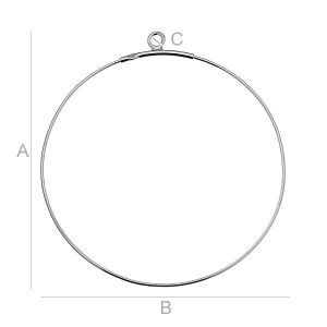 Ohrringe Basis, Ohrringteile, S-EARRING 001