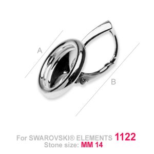 Lever Back Earrings, Swarovski 1122, OKSV 1122 12 MM BA SET 01 ver. 4