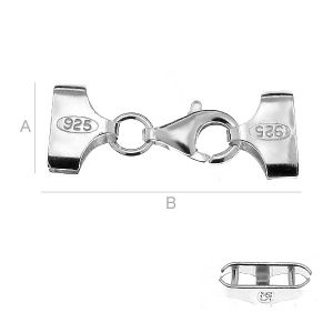 Endkappe für breite Bänder FBR 10,0 MIYUKI 5R SET