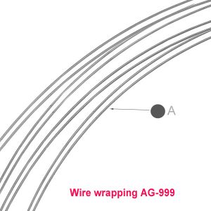 Hopealanka, 0,40mm - WIRE WRAPPING 0,40 SOFT