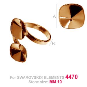Double ring setting OKSV 4470 10 MM + 10 MM S-RING ver.3 A