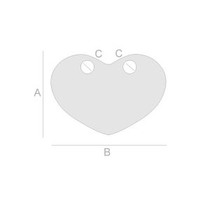 Herz-Anhänger LK-0580 - 0,60 Herz-Anhänger LK-0580 - 0,60