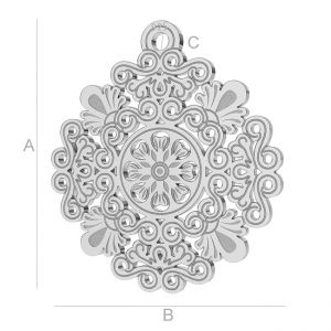 Openwork Pendant LK-0562 - 0,50 Openwork Pendant LK-0562 - 0,50