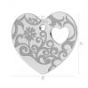 Gravierte herz - LK-0570 - 0,50