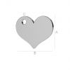 Small plaque to be engraved heart - LK-0573 - 0,50