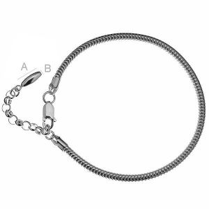 Bracelet Base, Jewelry Findings, 18cm, CST 3,0