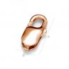 End cap lobster clasp 13 mm - CHR 13,0