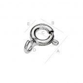 Open sterling bolt ring - AM 5,9 TNMA
