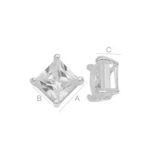 Asetus Zirkonialle - CK 6x6 CRYSTAL Asetus Zirkonialle - CK 6x6 CRYSTAL