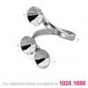 Ring setting for Swarovski Xirius Chaton - OKSV 1088  8 MM TRIPLE RING