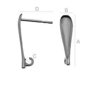 Ohrstecker, Ohrringteile, BO 29