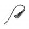 Sterling Silver open ear wire with loop - BO 26