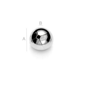 6mm Silver Beads (one hole) P1F 6,0 F:0,9 6mm Silver Beads (one hole) P1F 6,0 F:0,9
