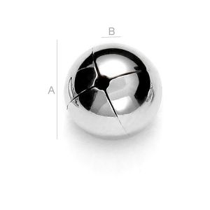 10mm Hopeahelmi (yksi reikä), koruosat, P1F 10,0 F:0,9 10mm Hopeahelmi (yksi reikä), koruosat, P1F 10,0 F:0,9