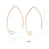 Ear wire marquise strling silver - BRY 2