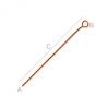 Headpins with hook lenght 25mm - SZPO 0,80 25 mm
