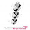 Pendant setting for Rivoli - OKSV 1122 10MMx12MMx14MM 1CON-SZ