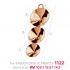 Pendant setting for Rivoli - OKSV 1122 10MMx12MMx14MM 1CON-SZ