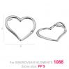 Heart base for Swarovski 1088 - S-CHARM 106