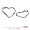 Heart base for Swarovski 1088 - S-CHARM 106