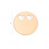 Round charms for engraving - LK-0059