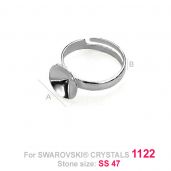 Silber ring basis Rivoli - OKSV 1122 10 MM S-RING UNIVERSAL