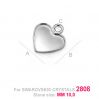 Pendant setting for Swarovski heart - HKSV 2808 10MM CON 1