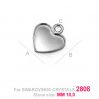 Pendant setting for Swarovski heart - HKSV 2808 10MM CON 1