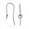 Open ear wire with jump ring - BO 58