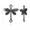 Silver dragonfly connector - ODL-00097