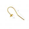 Silver open ear wire BO 52