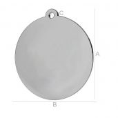 Round charm, LK-0598 - 0,50