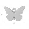 Butterfly charm, LK-0611 - 0,50