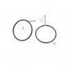 Circle 1,3 cm post earrings - KL-09