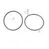 2 cm kreis Ohrstecker - KL-11
