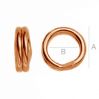 Double jump rings silver 925 - OG 4,0