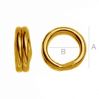 Double jump rings silver 925 - OG 4,0