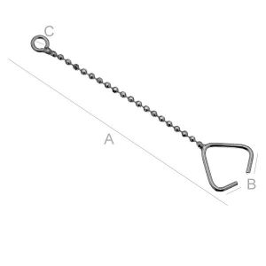 Earring Findings, Jewelry Findings, EKC-1 Earring Findings, Jewelry Findings, EKC-1