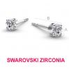 Zirconia 3mm earrings post - KLS-15 (3mm)