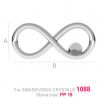 Infinity sign Swarovski base (1088 PP 18) - ODL-00154