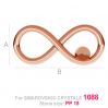 Infinity sign Swarovski base (1088 PP 18) - ODL-00154
